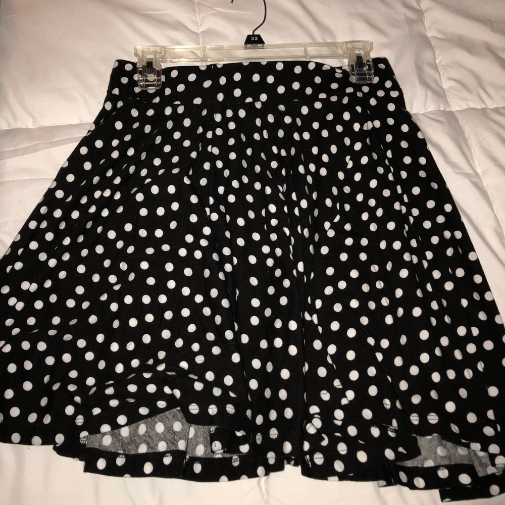 Urban Outfitters black & white circle skirt